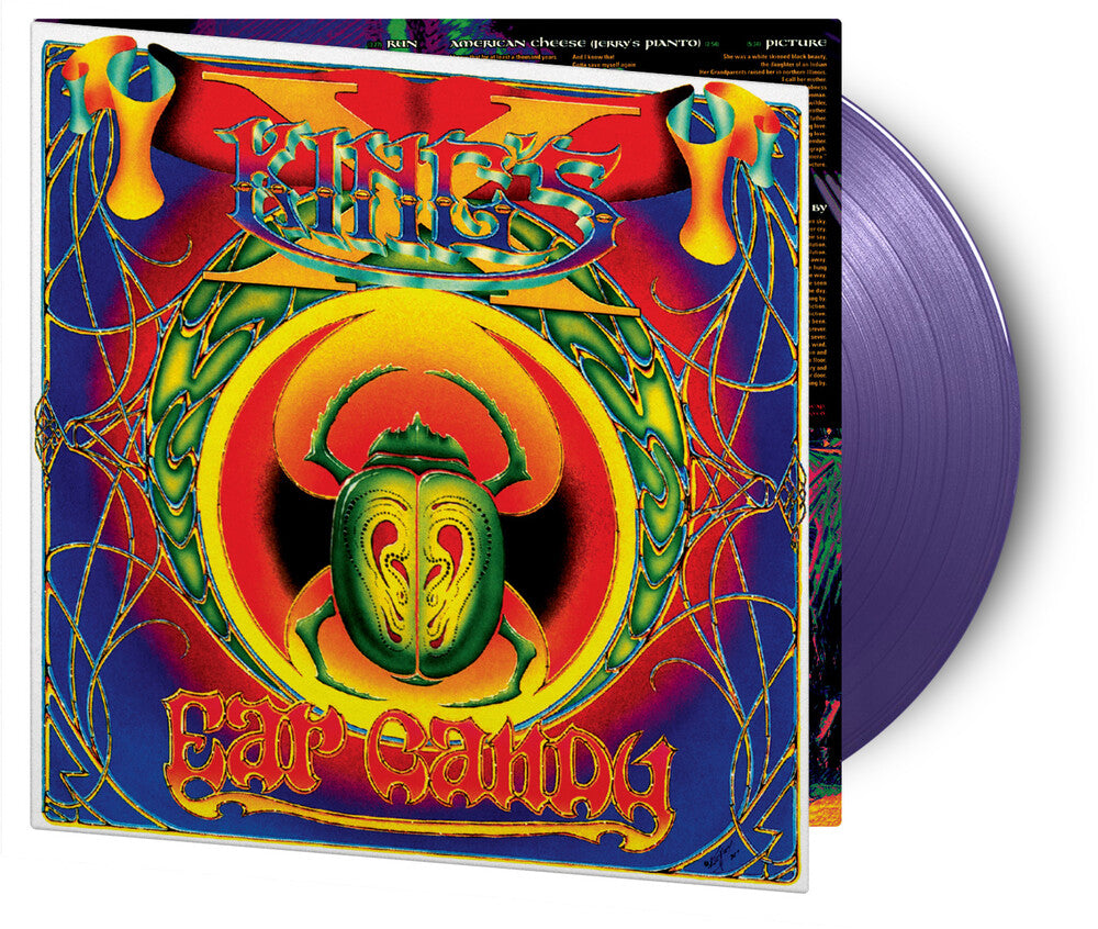 the album cover for King's X - Ear Candy [Colored Vinyl] (Gate) [Limited Edition] [180 Gram] (Purp) (Hol)