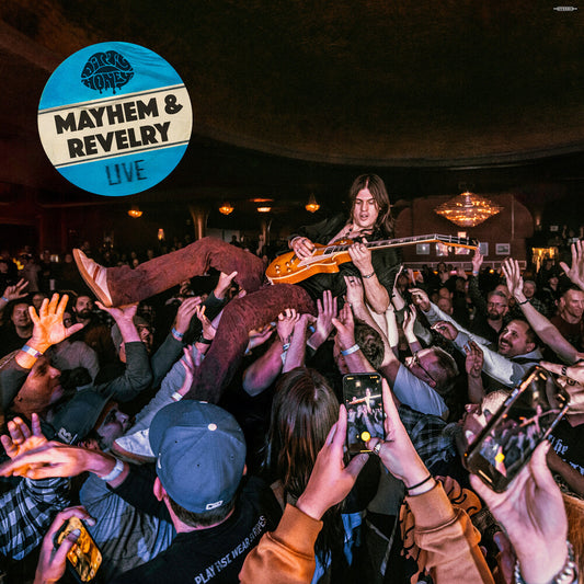 the album cover for Dirty Honey - Mayhem And Revelry Live