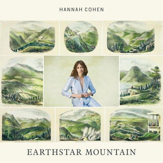 the album cover for Hannah Cohen - Earthstar Mountain [Translucent/Brown Swirl LP]