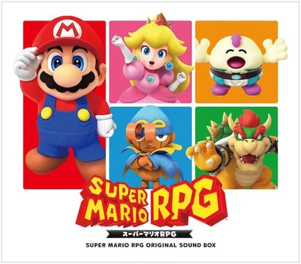 the album cover for Super Mario Rpg Original Sound Box (Jpn) - Super Mario Rpg Original Sound Box (Jpn)