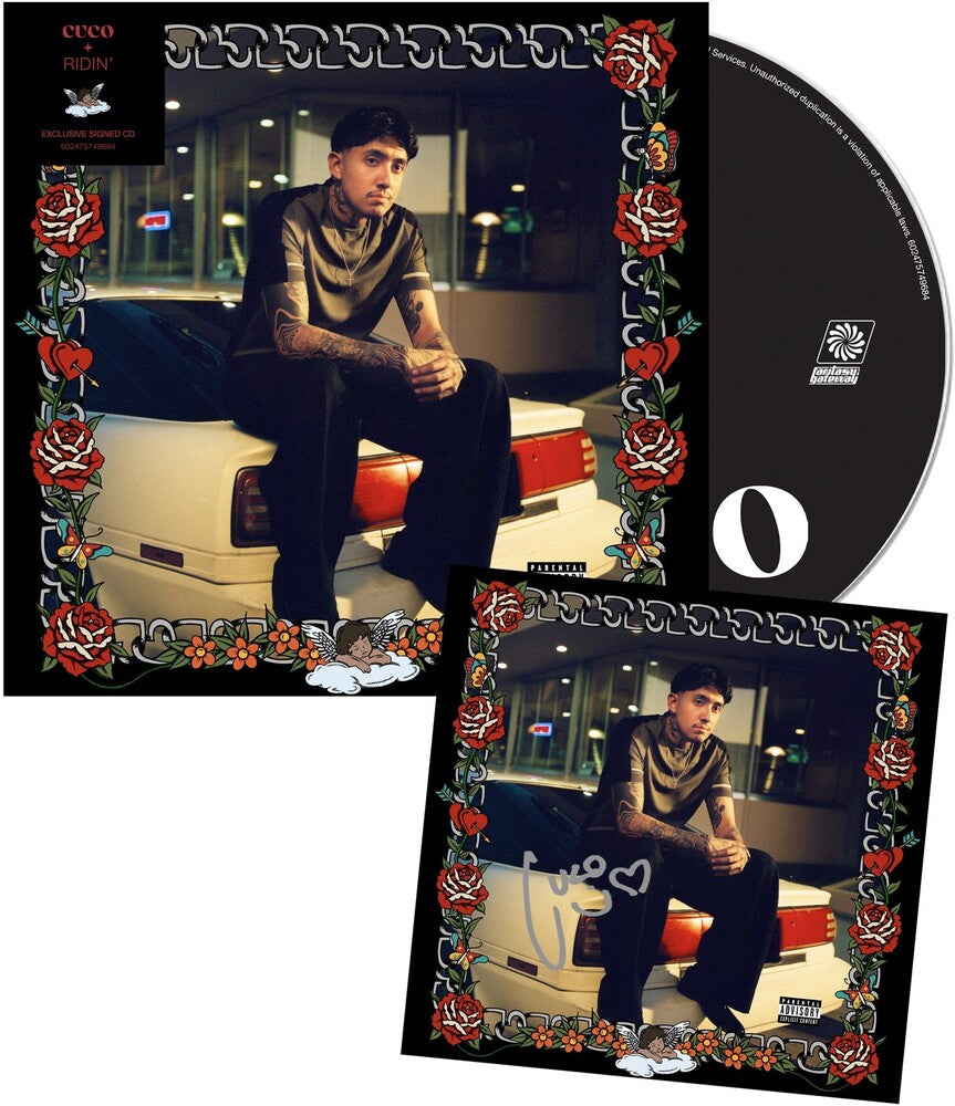 the album cover for Cuco - Ridin' [Signed Insert CD]