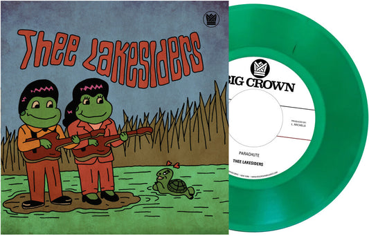 the album cover for Thee Lakesiders - Parachute B/W Parachute (Instrumental) - Green