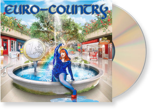 the album cover for CMAT - EURO-COUNTRY [Compact disc]