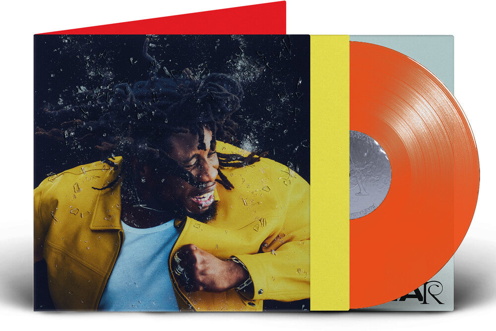 the album cover for Obongjayar -  Paradise Now [LP Indie exclusive Neon Orange Transparent]