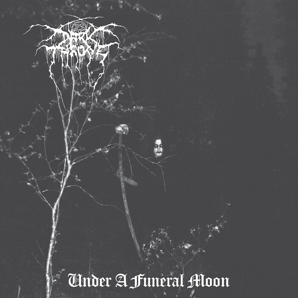 the album cover for Darkthrone - UNDER A FUNERAL MOON