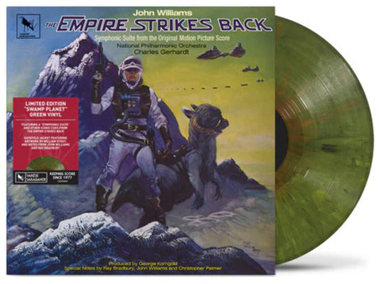 the album cover for John Williams  / Gerhardt,Charles (Colv) (Grn) - Empire Strikes Back - O.S.T. [Colored Vinyl] (Grn) (Hol)