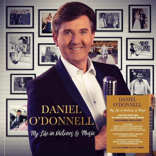 the album cover for Daniel O'Donnell - My Life In Pictures & Music (W/Dvd) (Box) [Deluxe]