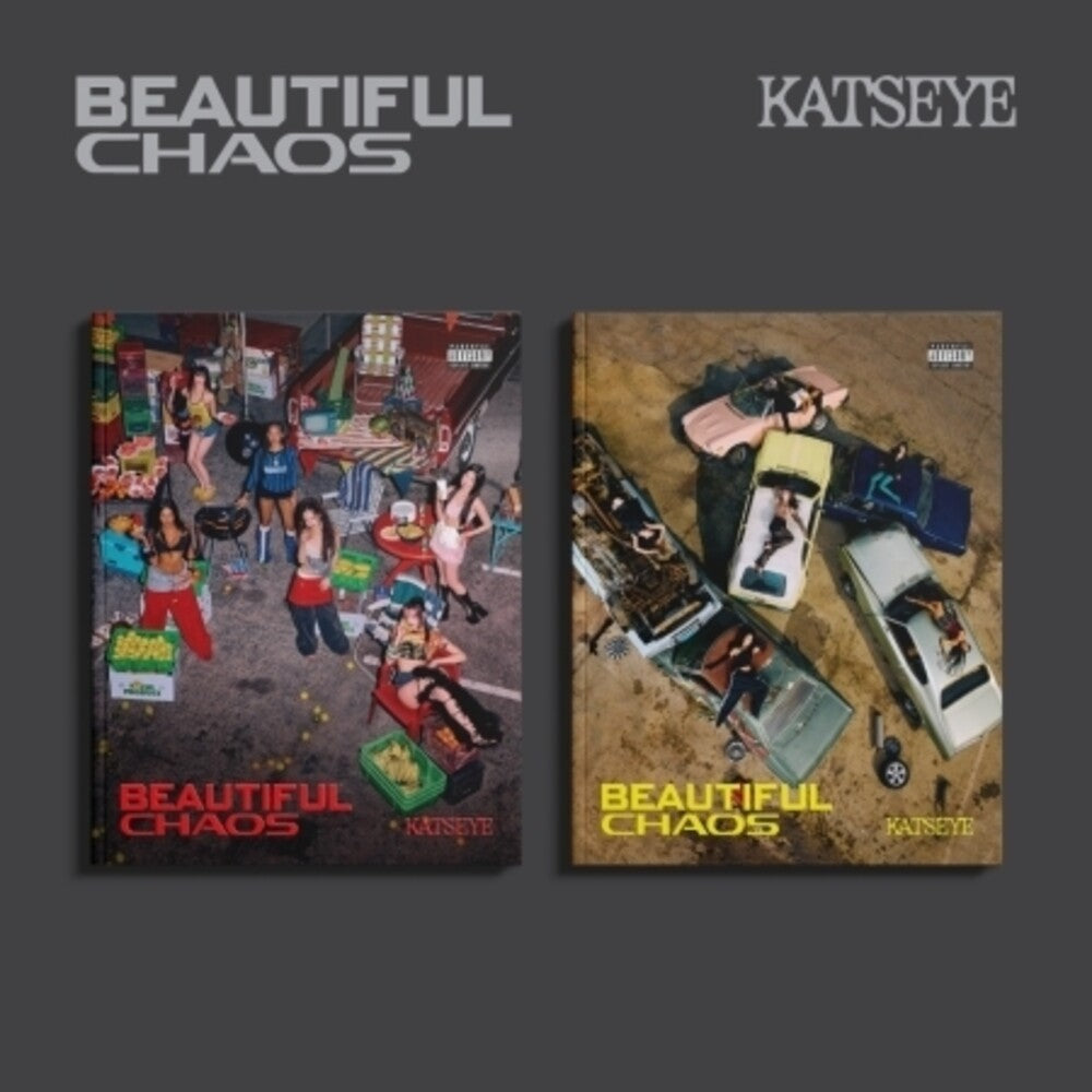 the album cover for KATSEYE - Beautiful Chaos (Asia)
