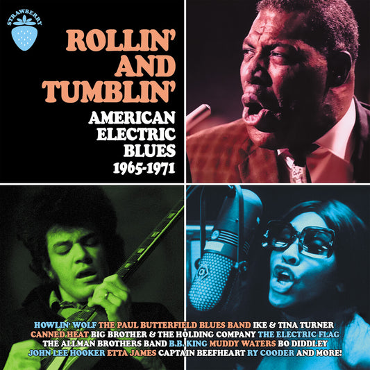 the album cover for Rollin & Tumblin American Electric Blues 1965-1971 - Rollin & Tumblin American Electric Blues 1965-1971