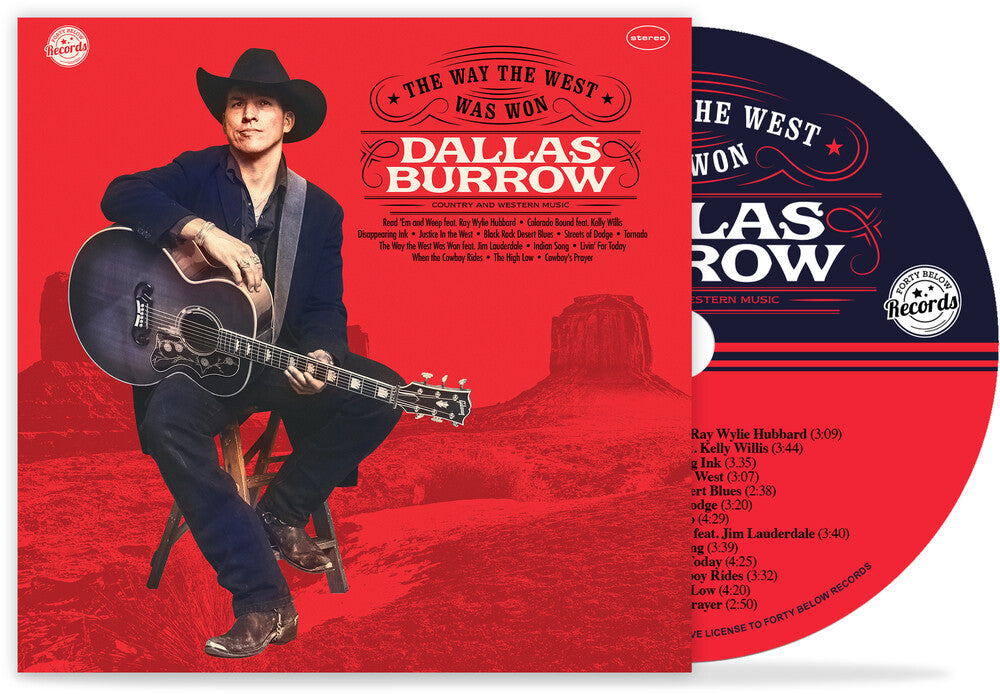 the album cover for Dallas Burrow - Way The West Was Won
