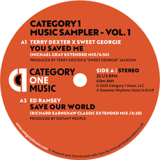 Category 1 Music Sampler Vol. 1 / Various - Category 1 Music Sampler Vol. 1 / Various