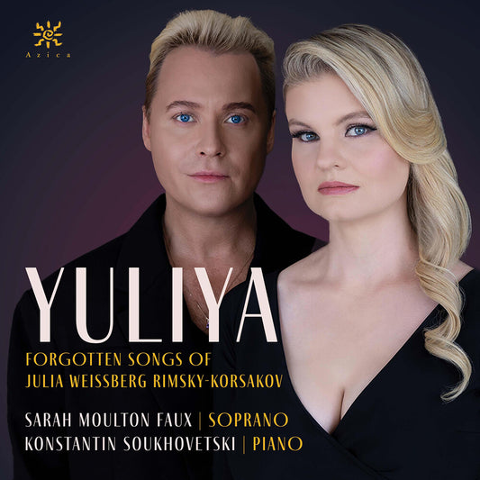 the album cover for Sarah Faux  Mouton - Yuliya - Forgotten Songs Of Julia Weissberg Rimsky