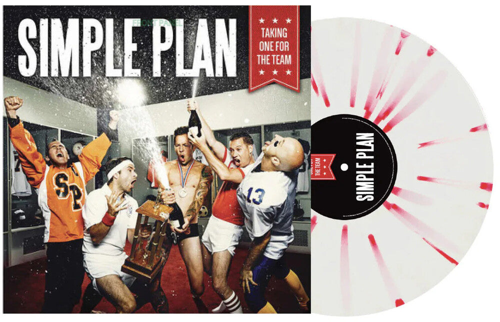 the album cover for Simple Plan - Take One For The Team [Colored Vinyl] [Limited Edition] (Ofgv) (Red)