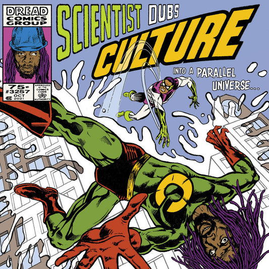 the album cover for Scientist Dubs Culture - Into A Parallel Universe (Uk)