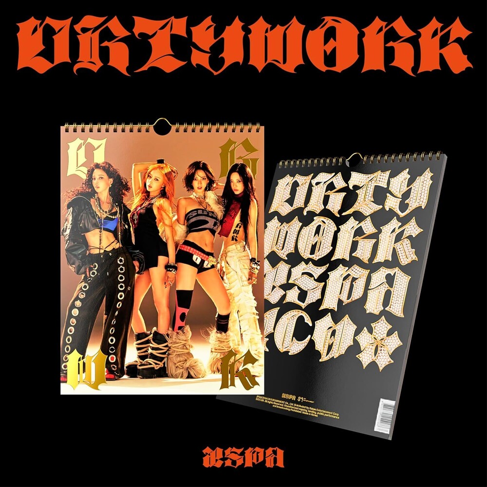 the album cover for Aespa - Dirty Work [Dirty Worker Ver.]
