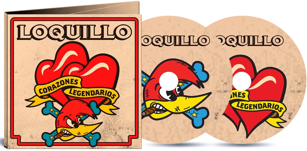 the album cover for Loquillo - Corazones Legendarios - 2cd+Cd Single (Spa)