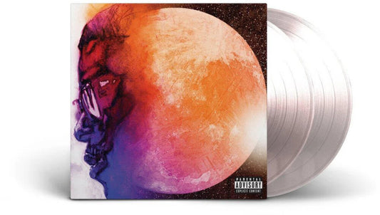 the album cover for Kid Cudi - Man On The Moon: The End Of Day - Limited Crystal Clear Vinyl
