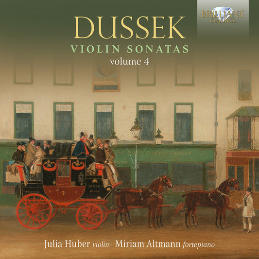 Pre-Order: Julia Huber - Dussek: Vn Sons Vol. 4