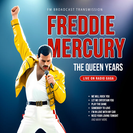 the album cover for Freddie Mercury  / Queen - Queen Years / Radio Transmission