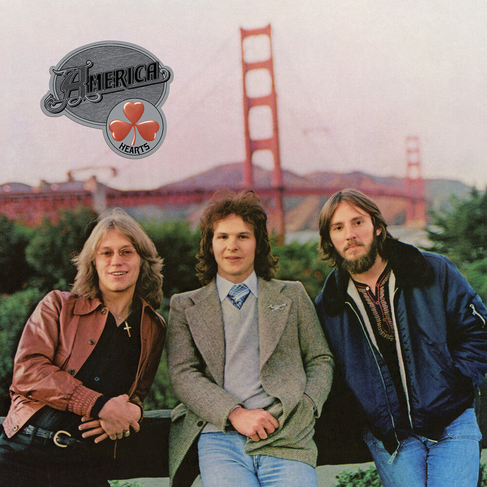 the album cover for America - Hearts