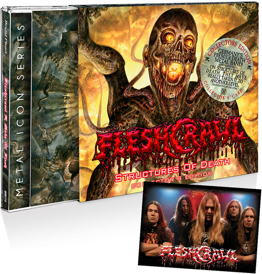 the album cover for Fleshcrawl - Structures Of Death [Limited Edition] (Coll) [Remastered]