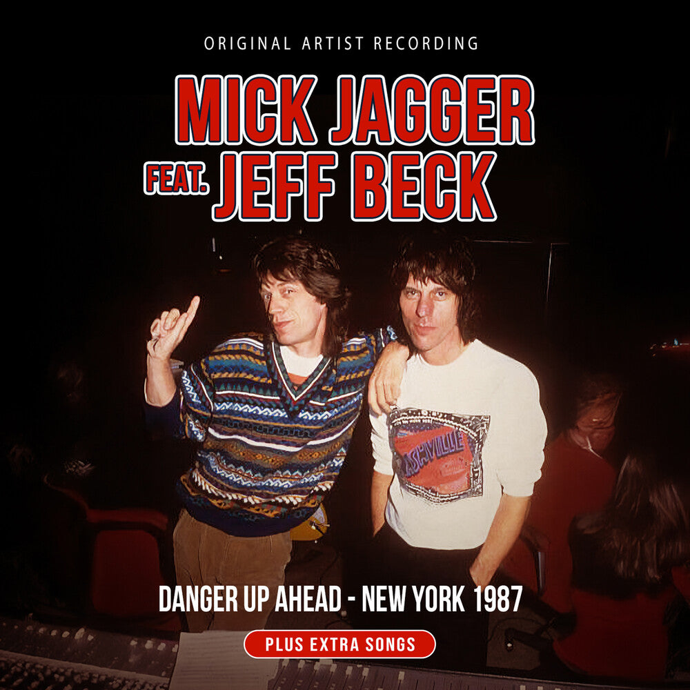 the album cover for Jagger, Mick / Beck, Jeff - Danger Up Ahead - New York 1987
