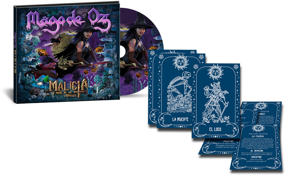the album cover for Mago De Oz - Malicia - incl. 6 Tarot Cards