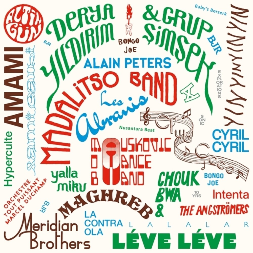 the album cover for 2015-2025 Les Disques Bongo Joe: 10 Years Of Sonic - 2015-2025 Les Disques Bongo Joe: 10 Years Of Sonic