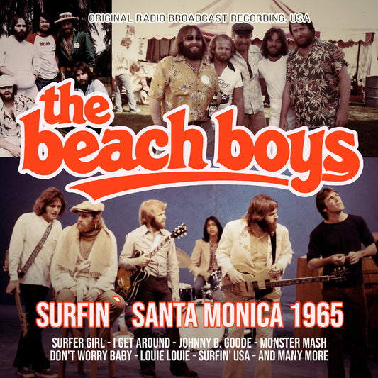 the album cover for Beach Boys - Surfin' Santa Monica 1965