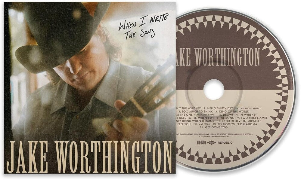 the album cover for Jake Worthington - When I Write The Song