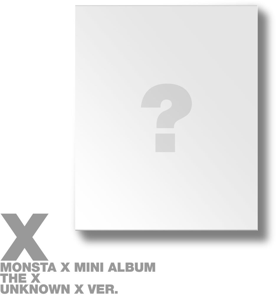 the album cover for Monsta X - The X [UNKNOWN X VER.]
