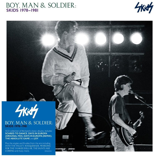 the album cover for Skids - Boy Man & Soldier: Skids 1978-1981 (Box) (Uk)