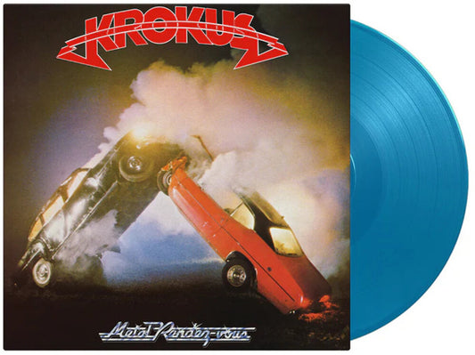 the album cover for Krokus - Metal Rendez-Vous (Blue) [Colored Vinyl] [Limited Edition] [180 Gram] (Hol)