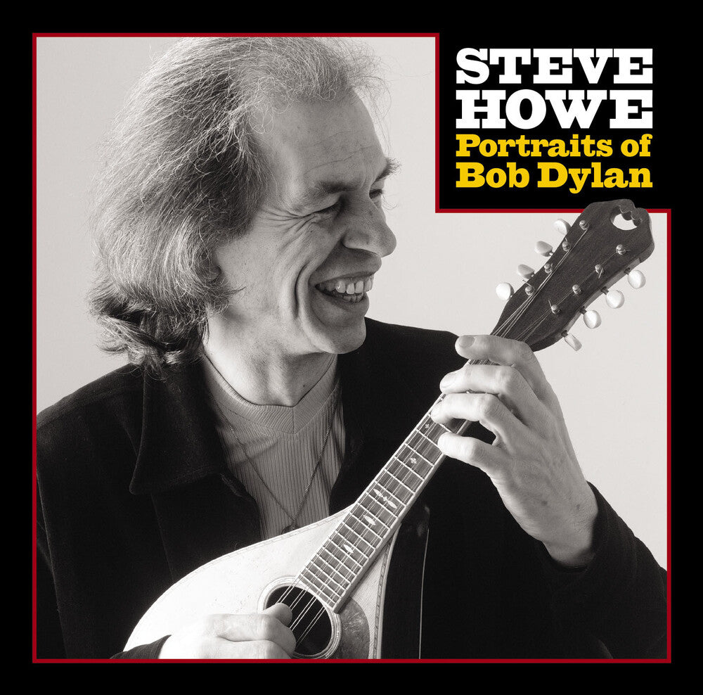 the album cover for Steve Howe - Portraits Of Bob Dylan (Uk)