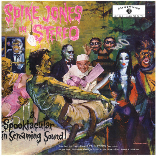 the album cover for Spike Jones - In Stereo: A Spook