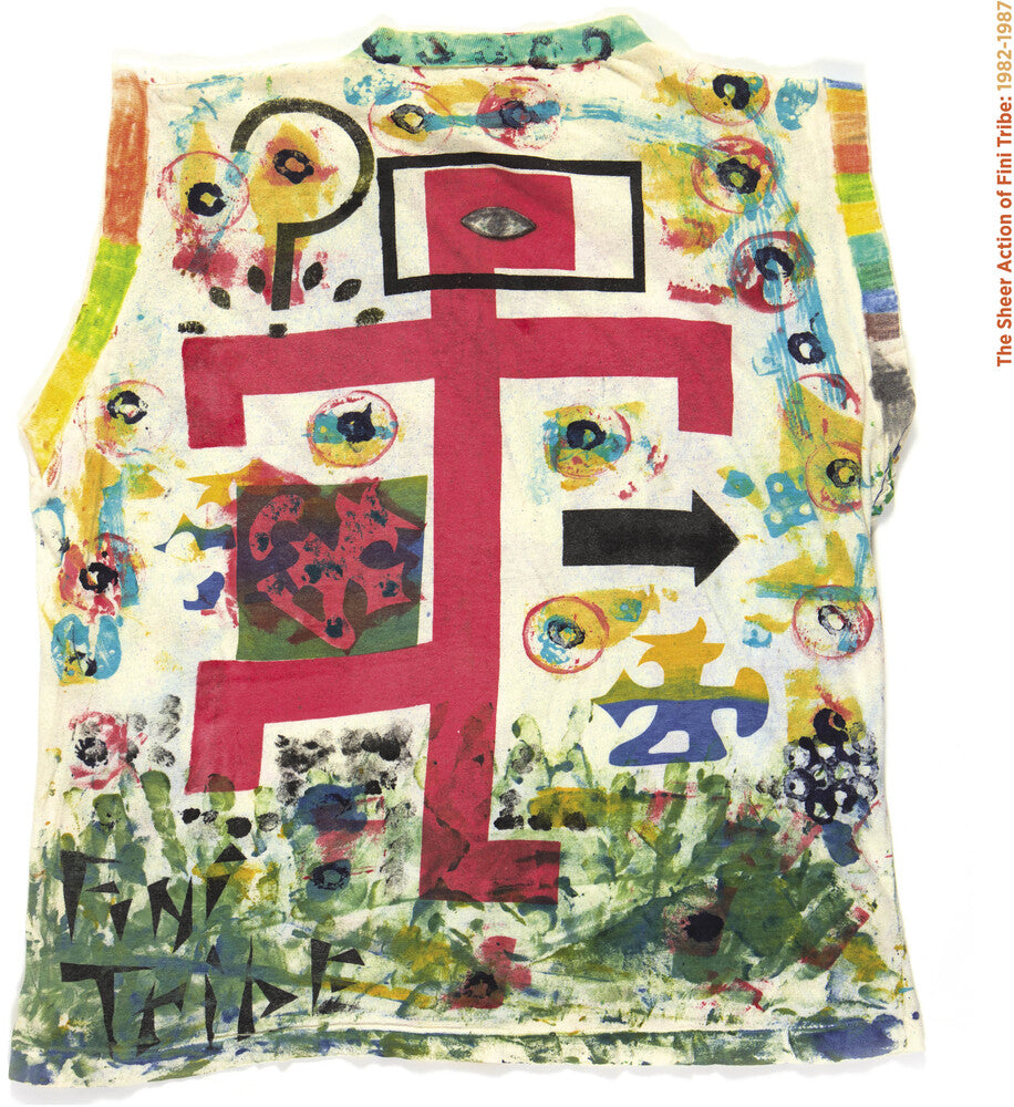 the album cover for Fini Tribe - Sheer Action Of Fini Tribe (1982-1987)