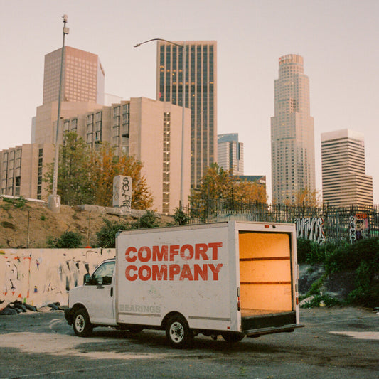 Bearings - Comfort Company [Indie Exclusive Half Baby Pink / Half Red w/ white splatter LP]