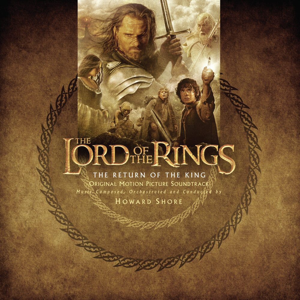 the album cover for Howard Shore - Lord Of The Rings: The Return Of The King [Clear Vinyl]