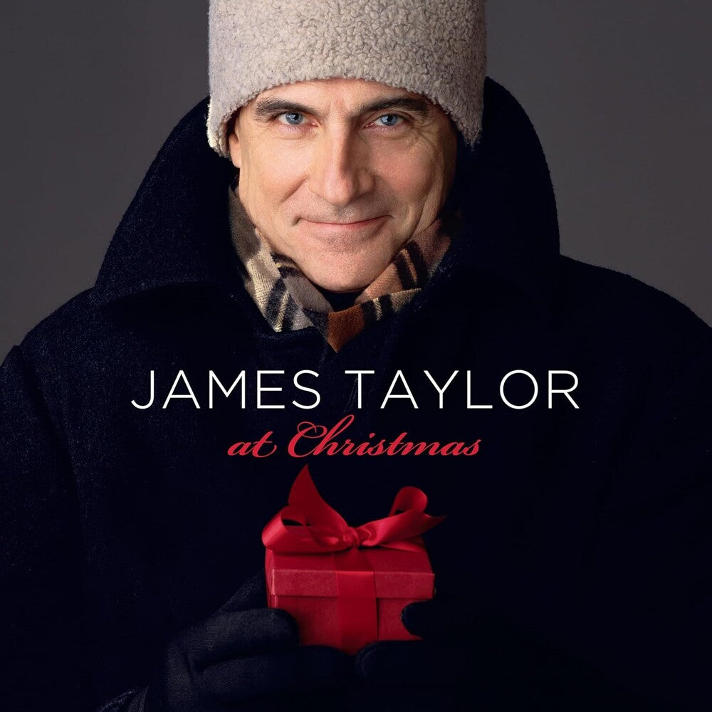 the album cover for James Taylor - James Taylor At Christmas