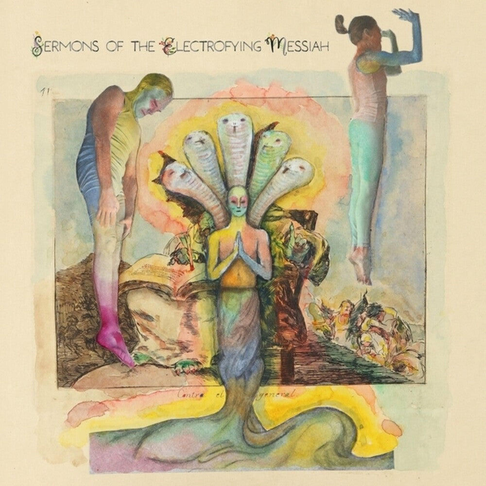 the album cover for Pdqb - Sermons Of The Electrofying Messiah (Ep)