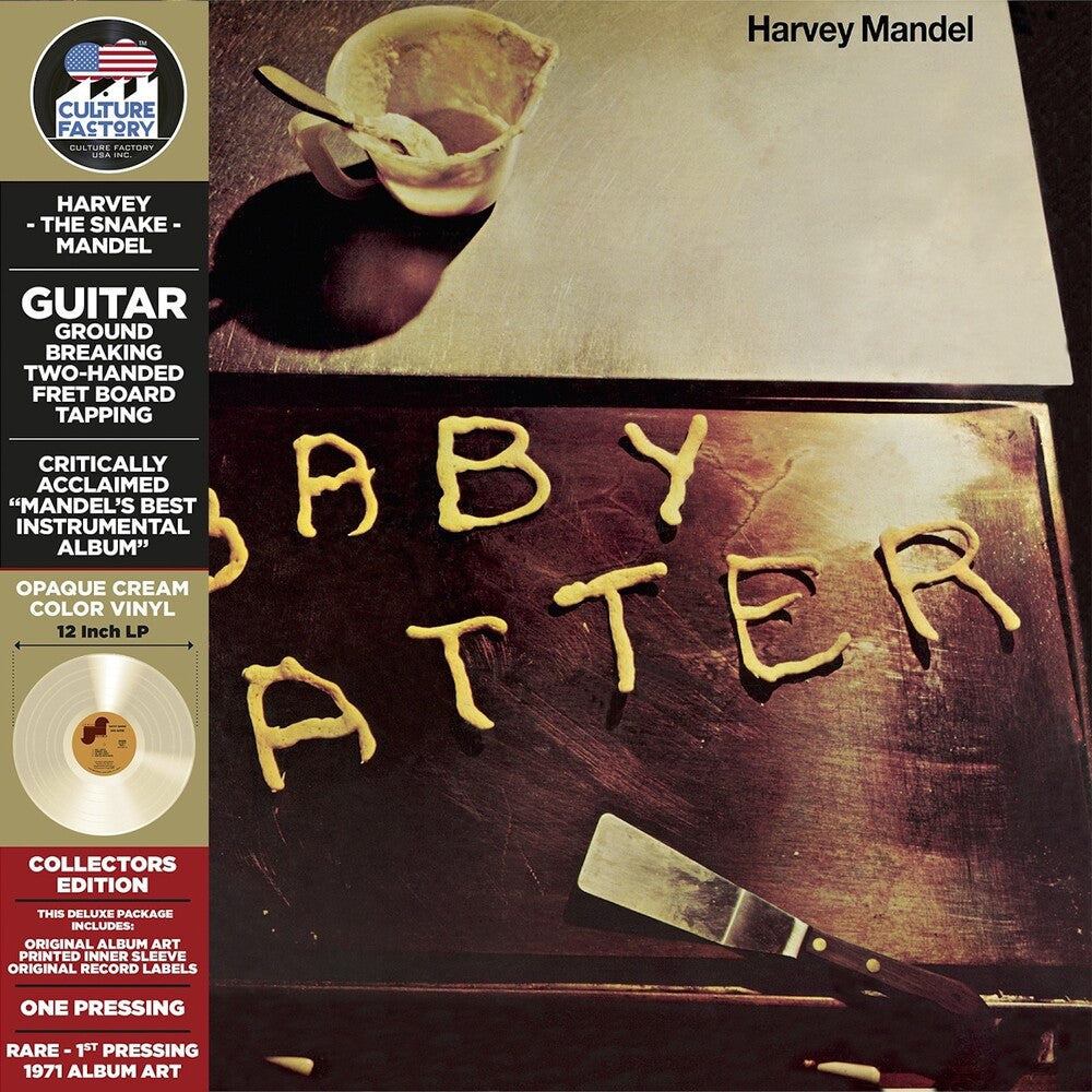 Harvey Mandel - Baby Batter - Cream [Colored Vinyl] (Crem) [Deluxe] [Limited Edition]