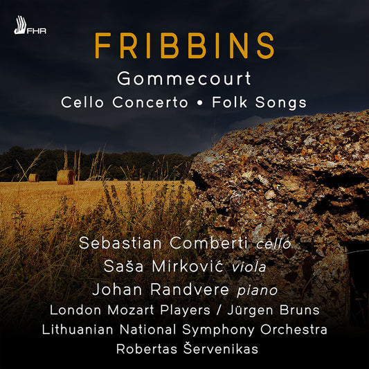 Pre-Order: Sebastian Comberti - Fribbins: Vc Con: Gommecourt: Folk Songs