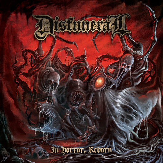 the album cover for Disfuneral - In Horror Reborn [Colored Vinyl] (Red)