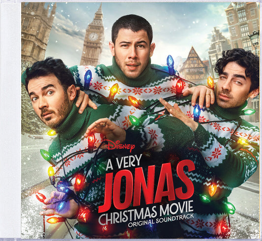 the album cover for Jonas Brothers - A Very Jonas Christmas Movie (Original Soundtrack)
