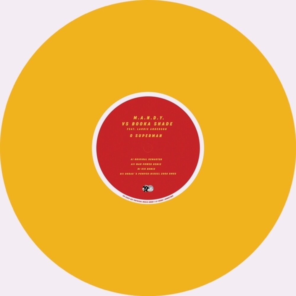 Mandy / Booka Shade / Laurie Anderson - O Superman 2025 [Colored Vinyl] (Ep) (Ylw)
