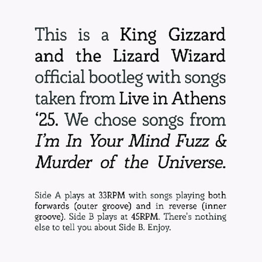 King Gizzard And The Lizard Wizard - I'm In Your Mind Fuzz / Murder Of The Universe