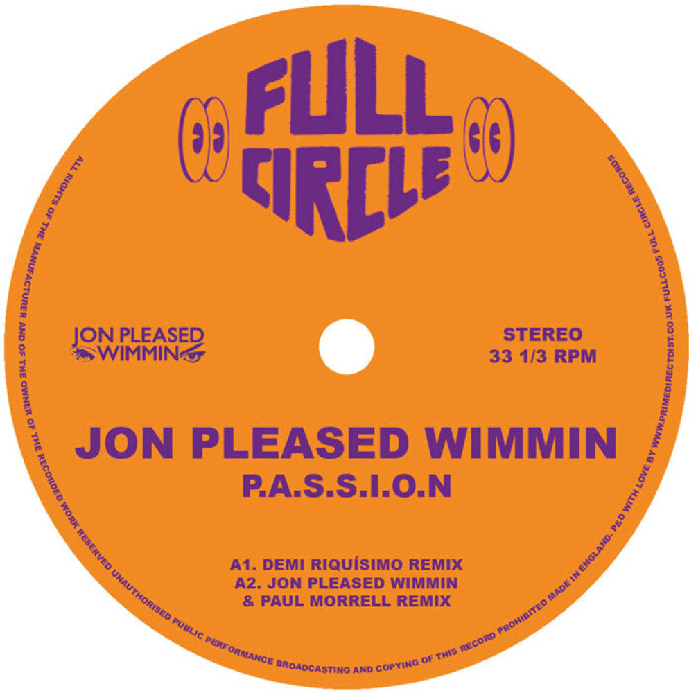 Jon Wimmin  Pleased - P.A.S.S.I.O.N. (2025 Remixes)