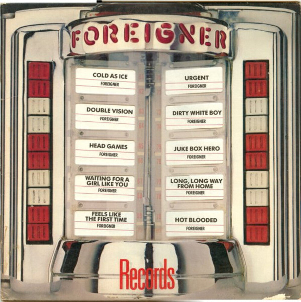the album cover for Foreigner - Records (Hits)