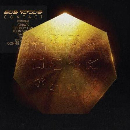the album cover for Sub Focus - Contact