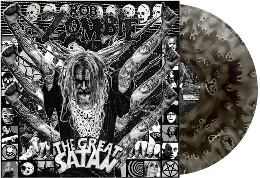 the album cover for Rob Zombie - The Great Satan [Ghostly Black Vinyl]